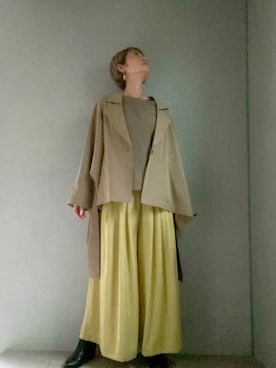 「OSMOSIS（オズモーシス）のアイテム（ジャケット/アウター）」を使った、たかっちゃんさん（レディース・164cm）の夏コーディネート