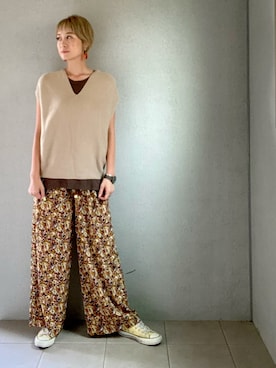 「アイテム（ピアス（両耳用））」を使った、たかっちゃんさん（レディース・164cm・40代）の夏コーディネート