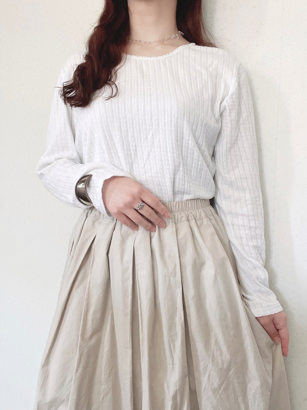 fig London(フィグロンドン)の「アイレット テレコ クルー PO(Tシャツ fig London(フィグロンドン)の「アイレット テレコ クルー PO(Tシャツ