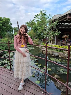 「COCO DEAL（ココディール）のアイテム」を使った、綠漪さん（レディース・163cm）の冬コーディネート