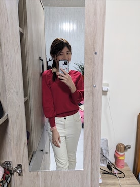 「any SiS（エニィスィス）のアイテム」を使った、綠漪さん（レディース・163cm）の春コーディネート
