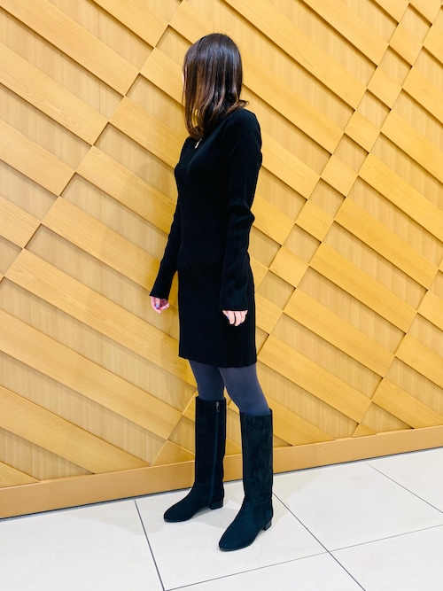 Made in Japan】【撥水】ワイドシャフトロングブーツ/641416（ブーツ