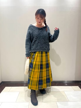 「HIMIKO（ヒミコ）のアイテム」を使った、HIMIKO　大丸 札幌店さん（レディース・163cm）の秋コーディネート