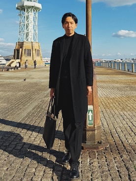 「Lui's（ルイス）のアイテム」を使った、ま・ま・まさん（メンズ・180cm）の冬コーディネート