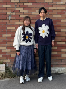 「MARY QUANT（マリークワント）のアイテム」を使った、みやびにんさん（メンズ・180cm）の冬コーディネート