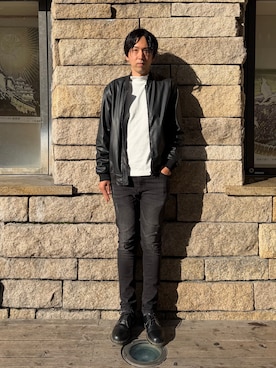 「FUNALIVE（ファンアライブ）のアイテム」を使った、みやびにんさん（メンズ・180cm）の春コーディネート