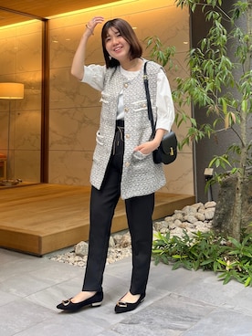 「Chez toi（シェトワ）のアイテム（パンプス）」を使った、maiさん（レディース・158cm）の夏コーディネート