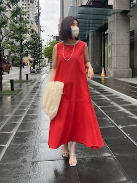 「Chez toi（シェトワ）のアイテム（ブルゾン）」を使った、maiさん（レディース・158cm）の春コーディネート