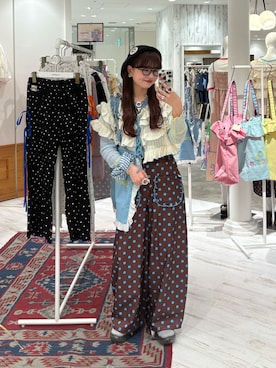 丸尾佳奈さん（レディース・158cm）の夏コーディネート