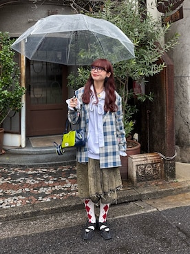 丸尾佳奈さん(レディース・158cm)の春コーディネート