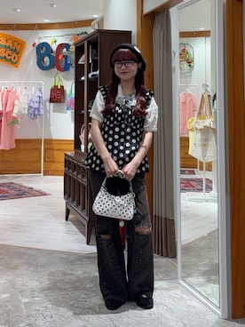 丸尾佳奈さん（レディース・158cm）の夏コーディネート