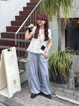 丸尾佳奈さん（レディース・158cm）の夏コーディネート