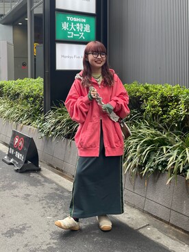 丸尾佳奈さん(レディース・158cm)の冬コーディネート