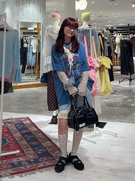 丸尾佳奈さん(レディース・158cm)の夏コーディネート