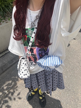 丸尾佳奈さん（レディース・158cm）の夏コーディネート