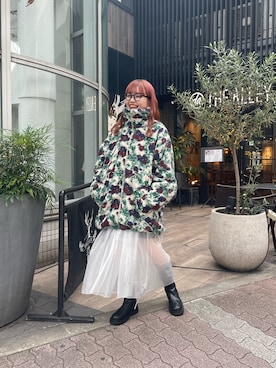 丸尾佳奈さん（レディース・158cm）の秋コーディネート