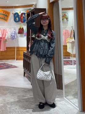丸尾佳奈さん（レディース・158cm）の夏コーディネート