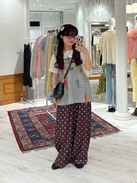 丸尾佳奈さん（レディース・158cm）の春コーディネート