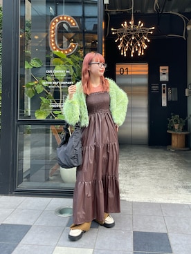 丸尾佳奈さん（レディース・158cm）の秋コーディネート