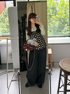 丸尾佳奈さん(レディース・158cm)の夏コーディネート