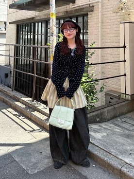 丸尾佳奈さん（レディース・158cm）の秋コーディネート