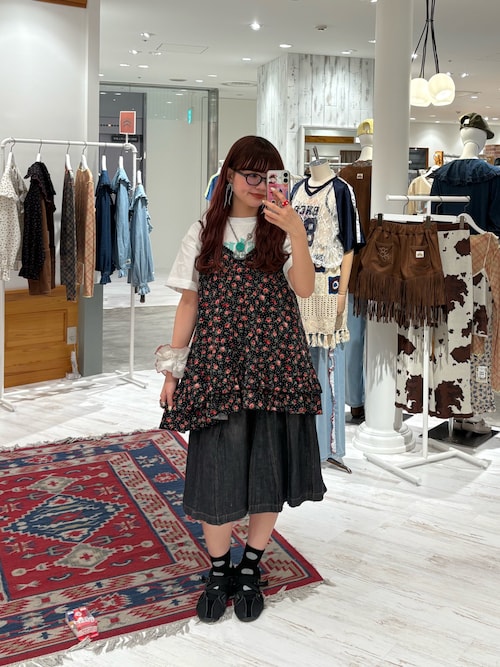 CIAOPANIC カットフラワーキャミチュニックワンピース セール】カットフラワーキャミチュニックワンピース（チュニック