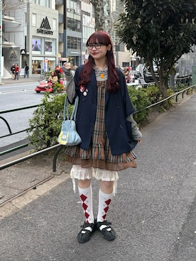 丸尾佳奈さん（レディース・158cm）の春コーディネート