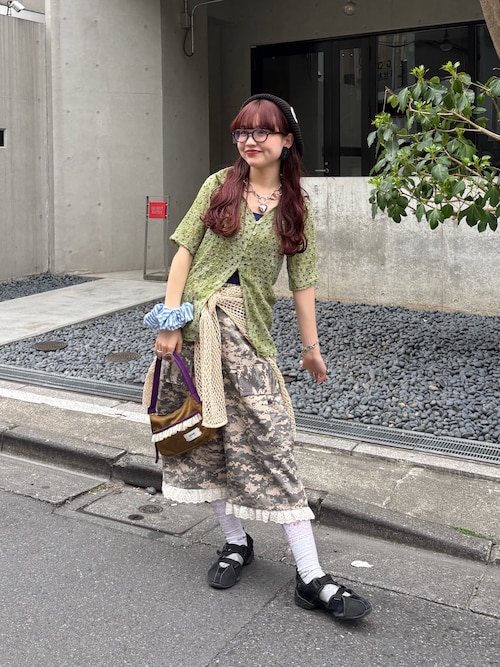 デジカモレースクロップドカーゴパンツ（その他パンツ）｜CIAOPANIC