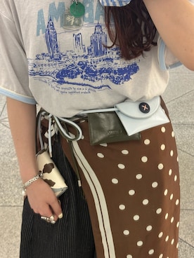 丸尾佳奈さん（レディース・158cm）の夏コーディネート