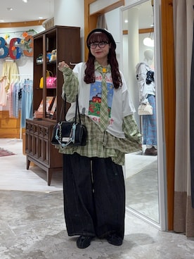 丸尾佳奈さん（レディース・158cm）の春コーディネート