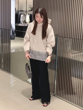「アイテム（スウェット）」を使った、REIさん（レディース・156cm）の夏コーディネート