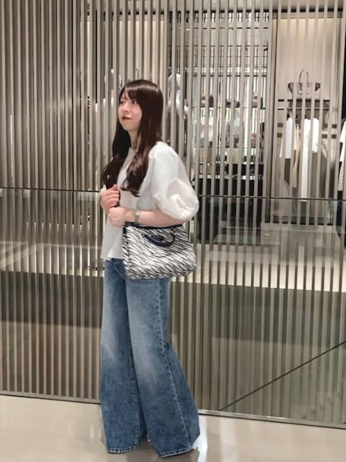 ブラウス シャツ 「エンポリオ アルマーニ」ブラウス ポプリン ツイストスリーブ レディース エンポリオ アルマーニ】ブラウス ポプリン ツイストスリーブ