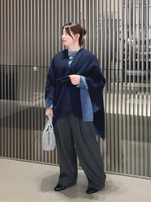 EMPORIO ARMANI ポンチョ 「エンポリオ アルマーニ」ダブルフェイス