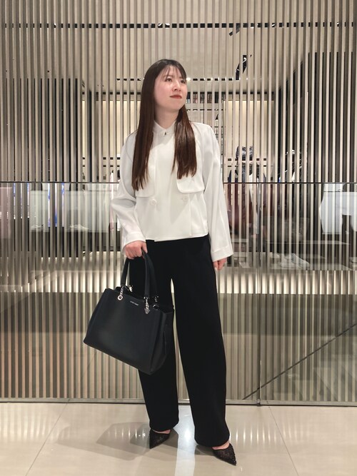 美品 エンポリオ・アルマーニ EMPORIO ARMANI ワイドレッグ