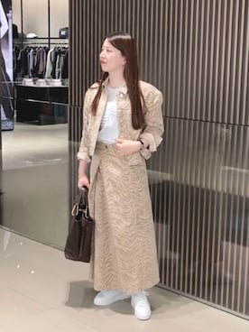 「アイテム（アナログ腕時計）」を使った、REIさん（レディース・156cm）の秋コーディネート