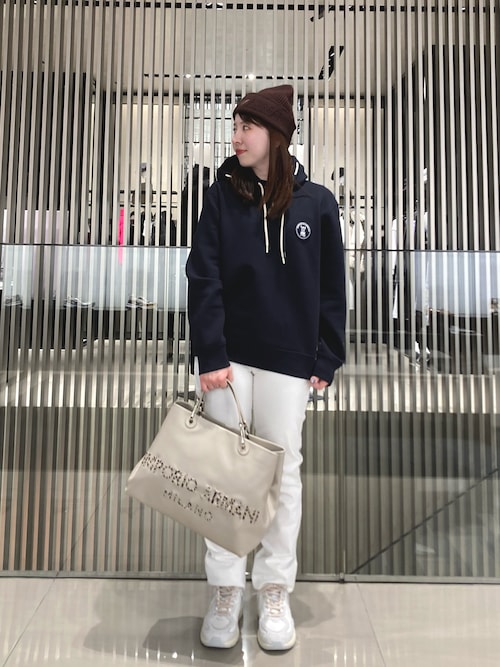 EMPORIO ARMANI ニット帽 ニットキャップ 「エンポリオ アルマーニ