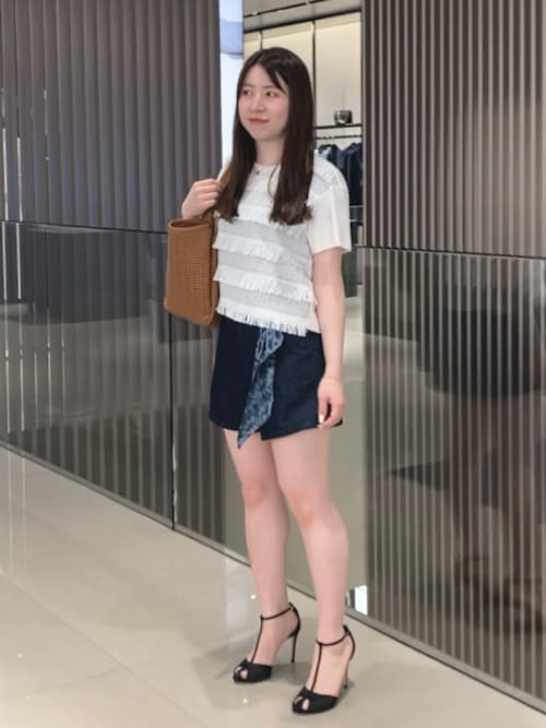 【新品未使用タグ付き】エンポリオアルマーニ　ホワイトシャツ　6A（118cm） A|X ARMANI EXCHANGE Tシャツ ホワイト｜Yahoo!フリマ（旧PayPay
