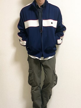 「agnes b.（アニエスベー）のアイテム」を使った、Namichiさん（メンズ・174cm）の冬コーディネート