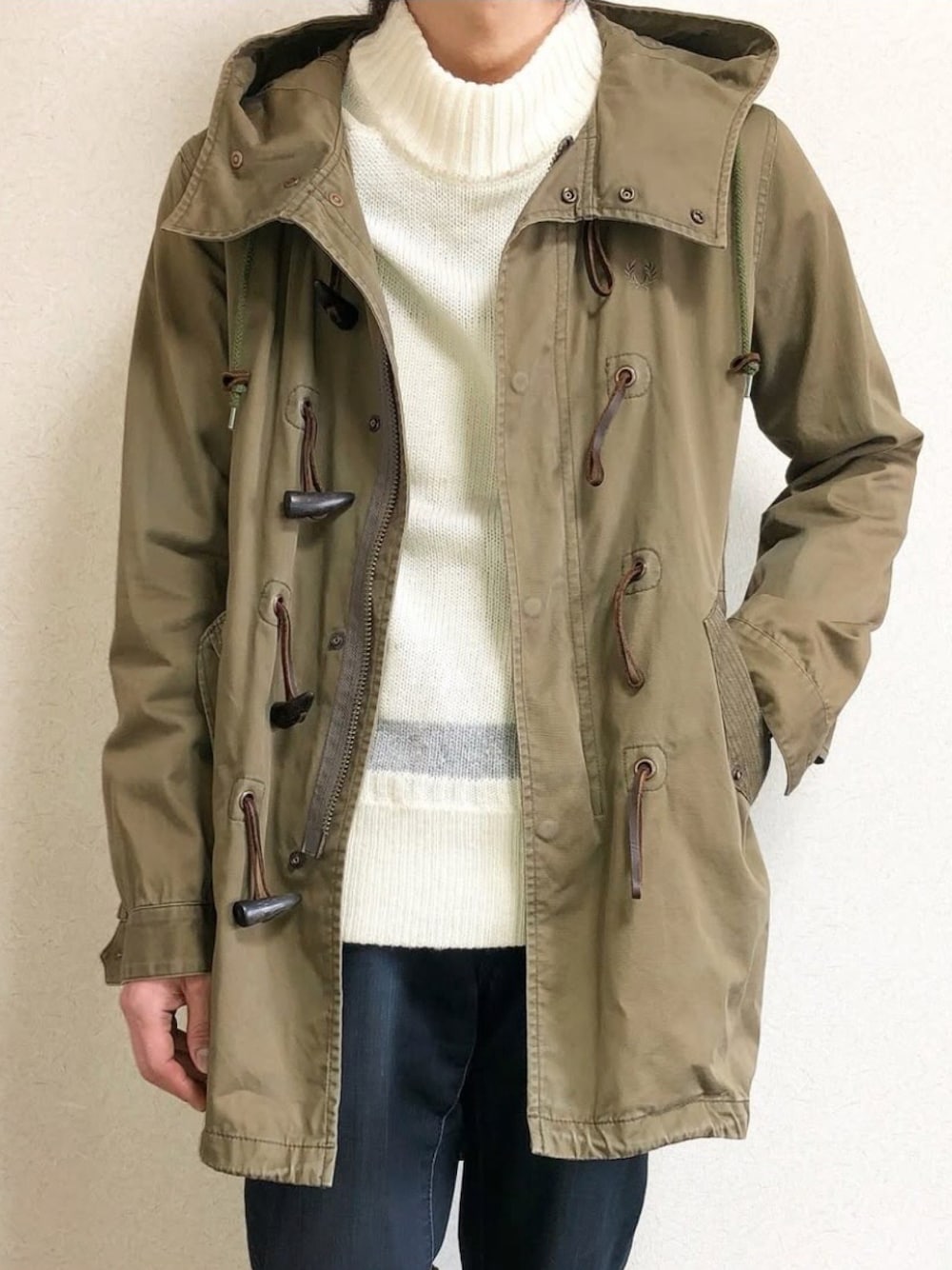 フレッドペリー M ベージュ モッズコート 楽天市場】フレッドペリー モッズコート M-51 FRED PERRY ミリタリー