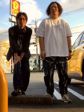 「アイテム（サングラス）」を使った、Namichiさん（メンズ・174cm）の夏コーディネート