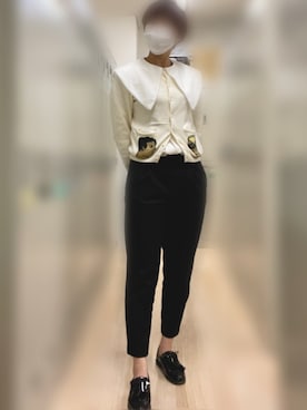 「I am I （アイアムアイ）のアイテム（トップス）」を使った、マッシュさん（レディース・162cm）の冬コーディネート