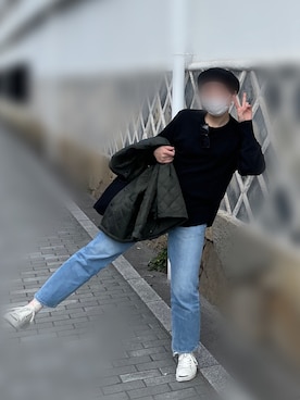 「BEAUTY&YOUTH UNITED ARROWS（ビューティーアンドユースユナイテッドアローズ）のアイテム（ハンチング/ベレー帽）」を使った、マッシュさん（レディース・162cm）の春コーディネート