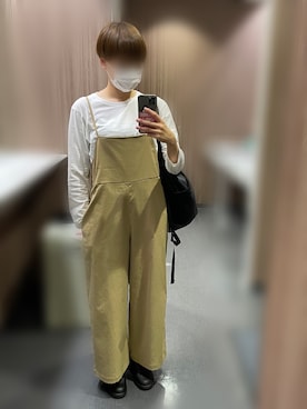 「JOURNAL STANDARD relume（ジャーナルスタンダード　レリューム）のアイテム（オールインワン・サロペット）」を使った、マッシュさん（レディース・162cm）の夏コーディネート