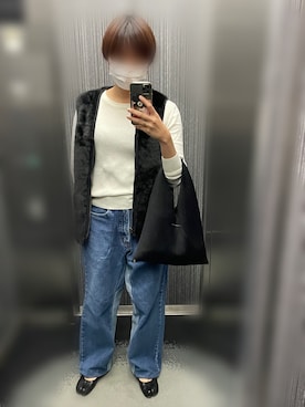 「relacher（ルラシェ）のアイテム」を使った、マッシュさん（レディース・162cm）の秋コーディネート