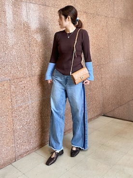 「HIMIKO（ヒミコ）のアイテム」を使った、HIMIKO  大阪高島屋店さん（レディース・167cm）の秋コーディネート