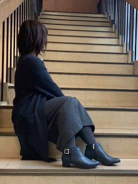 「water massage（ウォーターマッサージ）のアイテム」を使った、HIMIKO  大阪高島屋店さん（レディース・150cm）の冬コーディネート