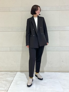 「アイテム（パンプス）」を使った、HIMIKO　井筒屋本店さん（レディース・160cm）の秋コーディネート