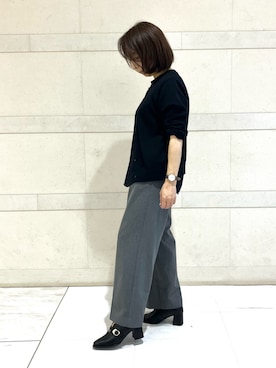 「アイテム（パンプス）」を使った、HIMIKO　井筒屋本店さん（レディース・160cm）の秋コーディネート