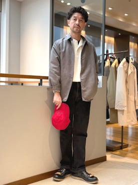 「SHIPS（シップス）のアイテム」を使った、佐藤さん（メンズ・173cm）の秋コーディネート