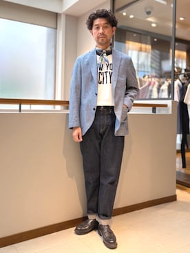 佐藤さん(メンズ・173cm)の夏コーディネート